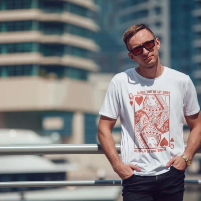 Personalizované tričko pro muže – Král srdcí