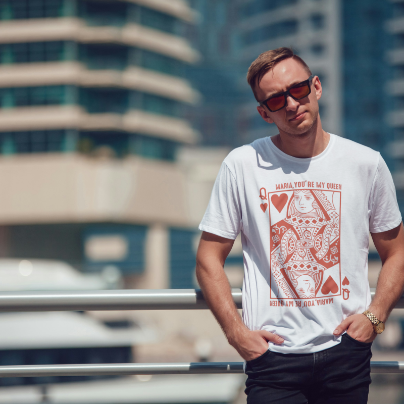 Personalizované tričko pro muže – Král srdcí