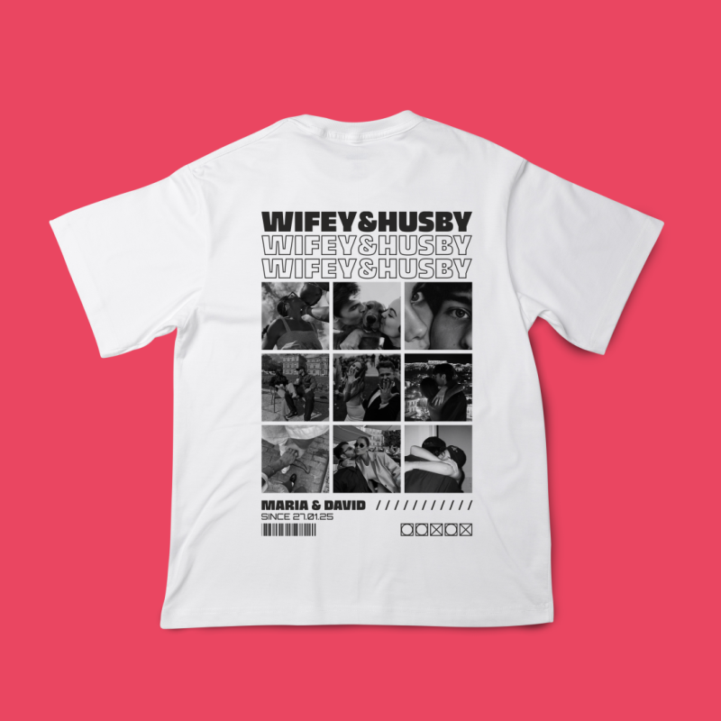 Personalizované tričko – Wifei & Husby