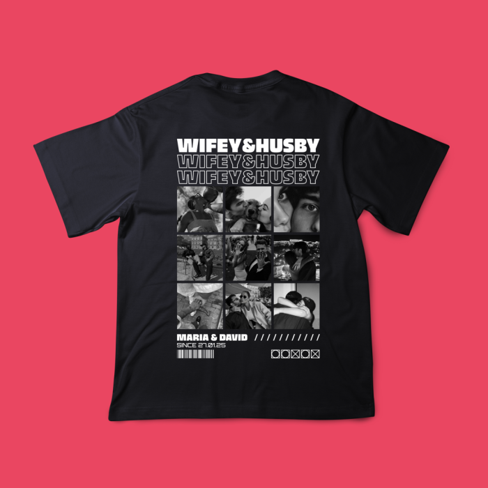 Personalizované tričko – Wifei & Husby