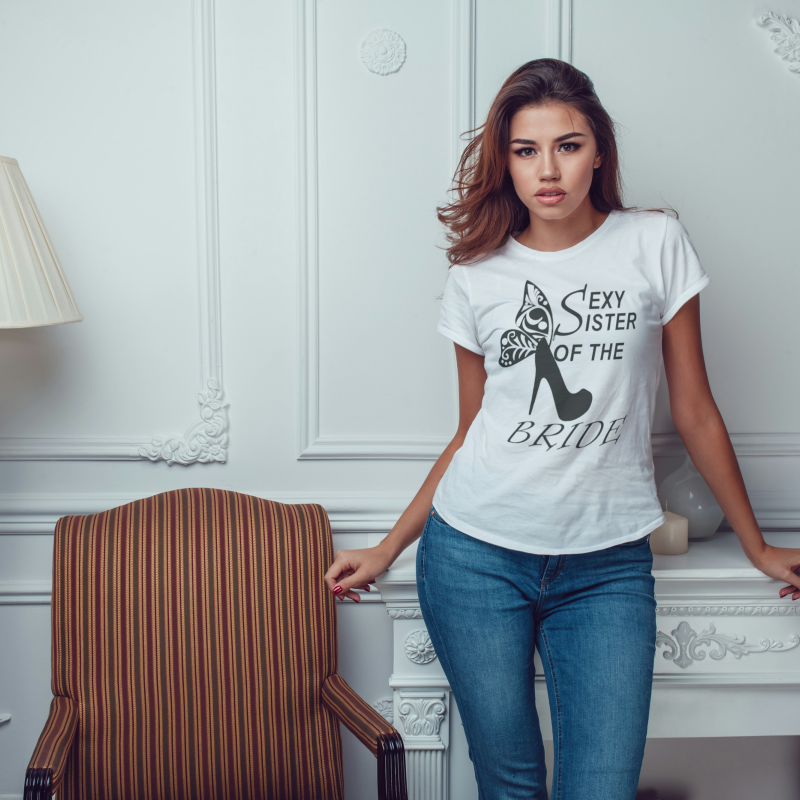 Personalizované tričko pro rozlučku se svobodou - Sestra nevěsty