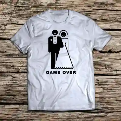 Personalizované tričko na rozlučku se svobodou – Game over