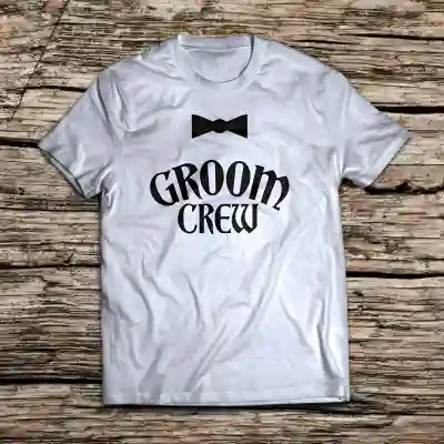 Personalizované tričko na rozlučku se svobodou – Groom Crew