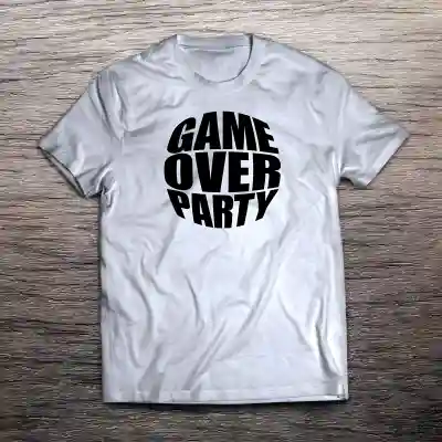 Personalizované tričko na rozlučku se svobodou – Game Over Party