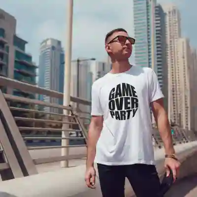 Personalizované tričko na rozlučku se svobodou – Game Over Party