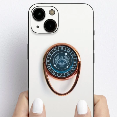 Personalizovaný držák na telefon ve tvaru prstenu - Blíženci