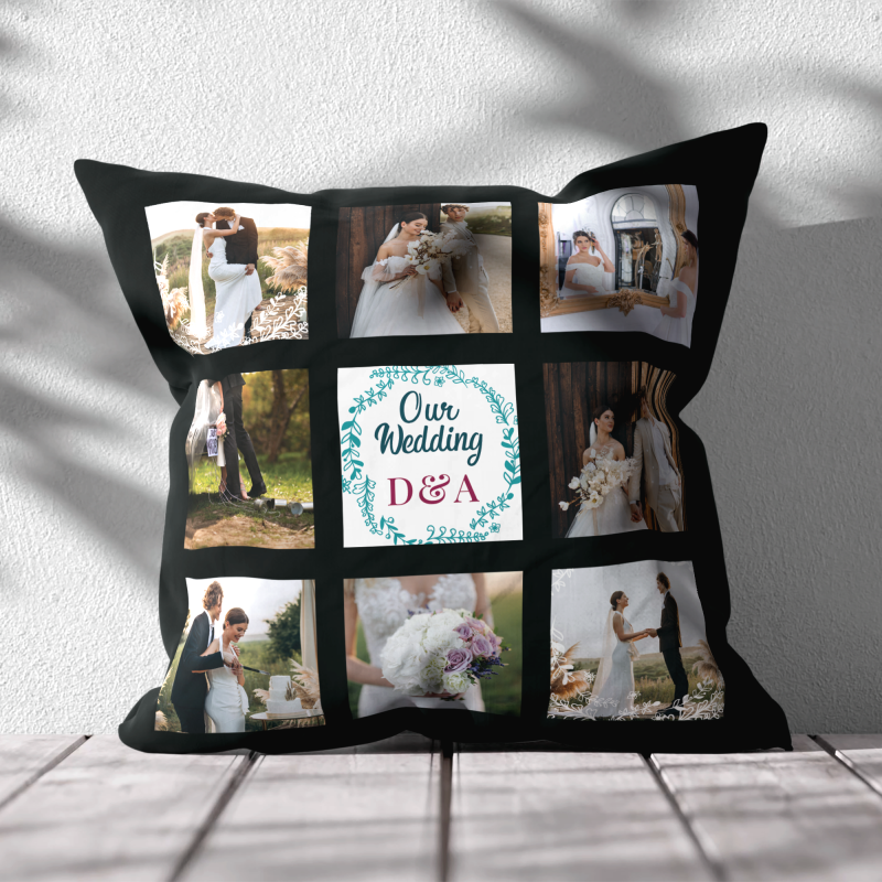 Personalizovaný polštář – Naše svatba Personalizovaný polštář – Naše svatba
