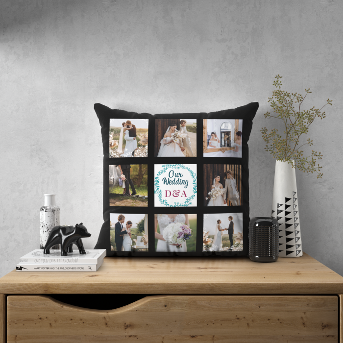 Personalizovaný polštář – Naše svatba Personalizovaný polštář – Naše svatba