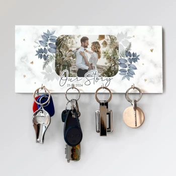 Personalizovaný nástěnný držák na klíče