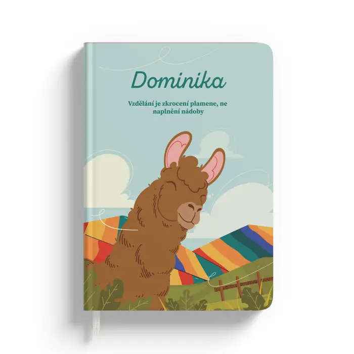 Personalizovaný deník-Lama