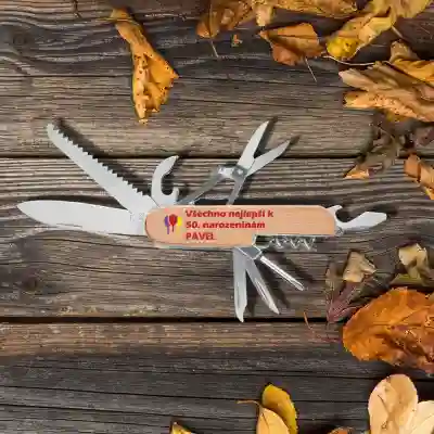 Personalizovaný kapesní nůž s výročím