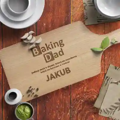 Personalizované prkénko - Baking Dad