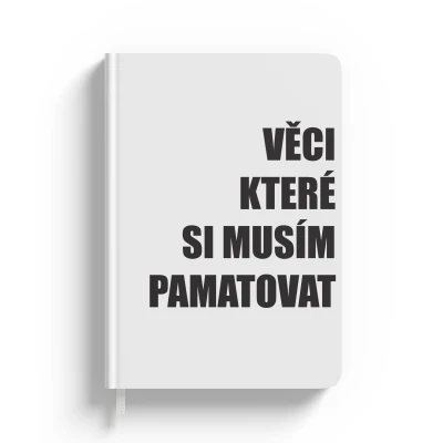 Zápisník s personalizovaným textem