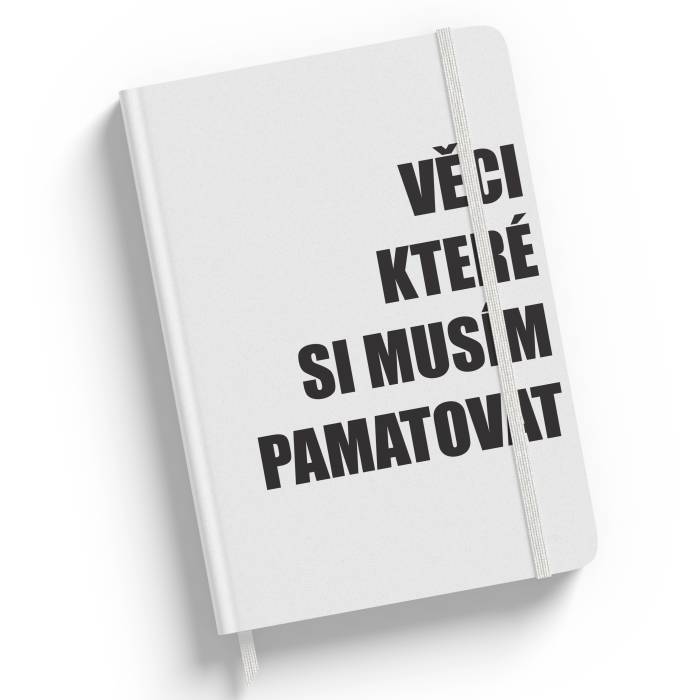 Zápisník s personalizovaným textem