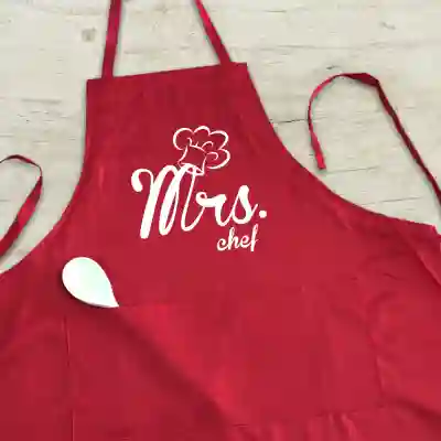 Personalizovaná Kuchyňská zástěra - Mrs. Chef