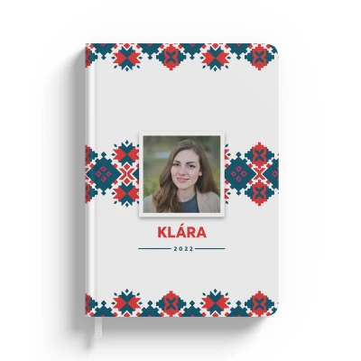 Tradiční zápisník s obrázkem