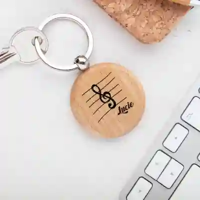 Personalizovaná dřevná klylenka - Sol klíč