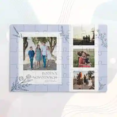 Personalizované puzzle s obrázky - Rodina