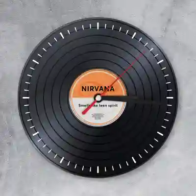 Vinylové nástěnné hodiny