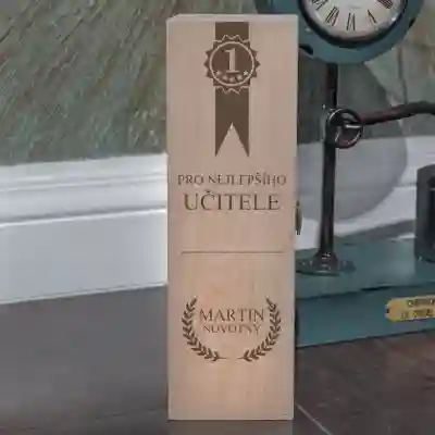 Personalizovaná krabice na víno pro milovníky vína