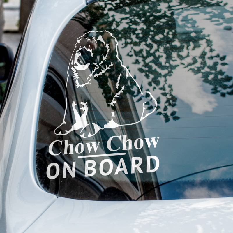 Samolepky na auto ChowChow