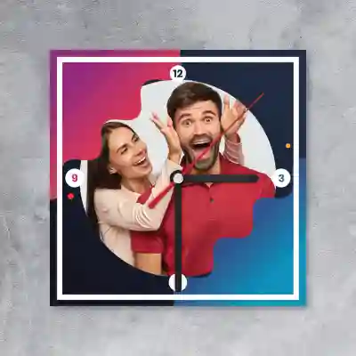 Personalizované nástěnné hodiny s obrázky