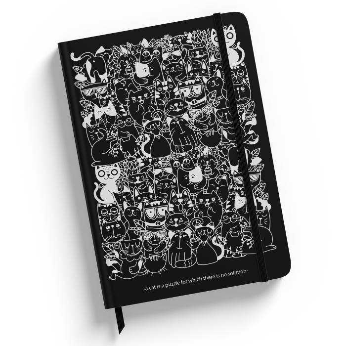 Personalizovaný notebook s kočkami