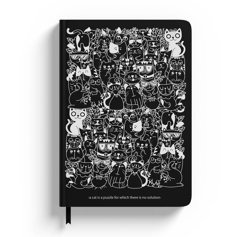 Personalizovaný notebook s kočkami