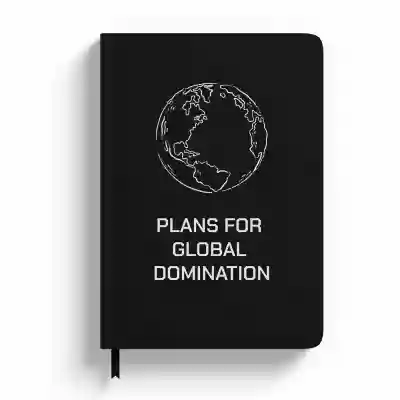 Personalizovaný notebook - Plans For Global Domination