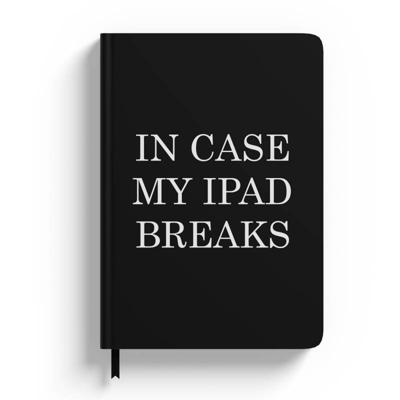 Černý notebook na zakázku