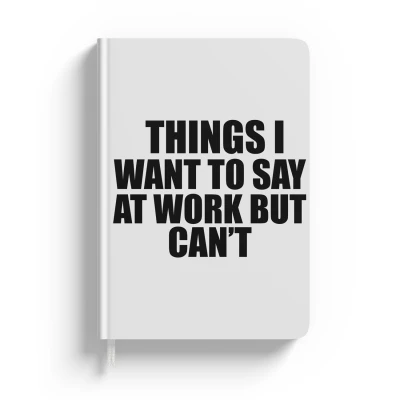 Personalizovaný zápisník s textem