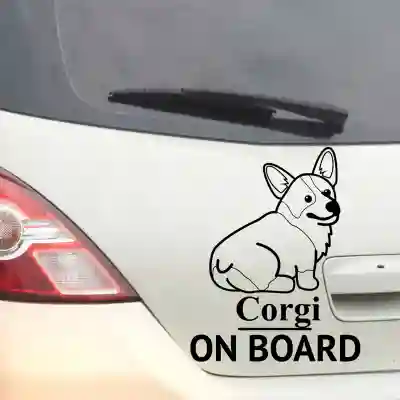 Samolepky na auto Corgi