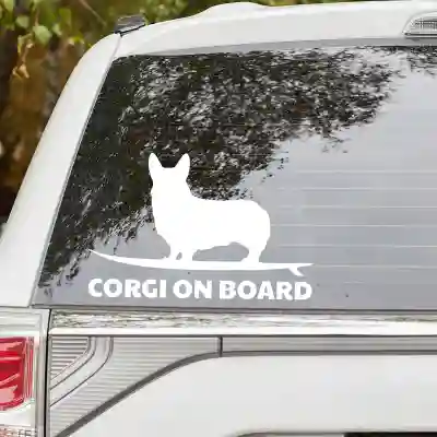 Samolepky na auto Corgi