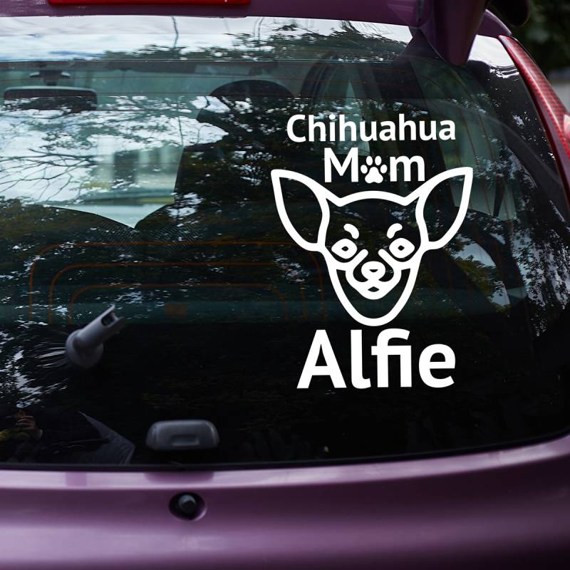 Samolepky na auto Chihuahua