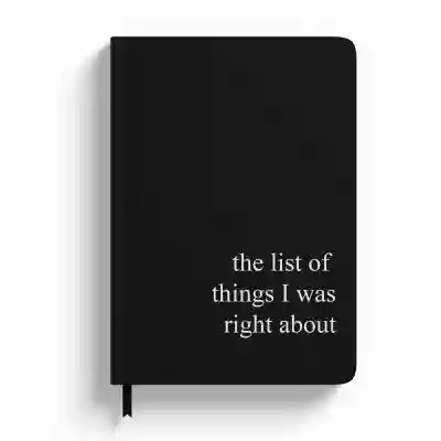 Notebook personalizovaný the list