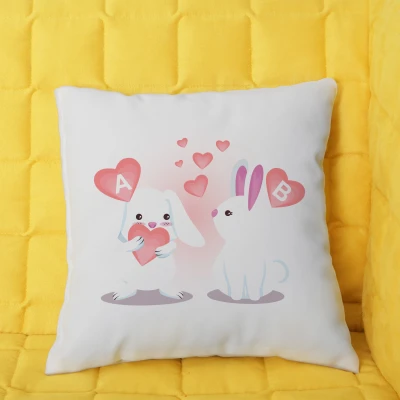 Personalizovaný polštář s iniciálami