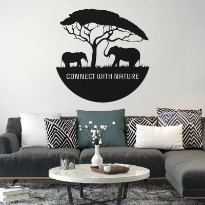 Samolepka Connect with nature