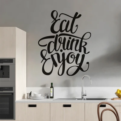 Samolepka Eat Drink Enjoy
