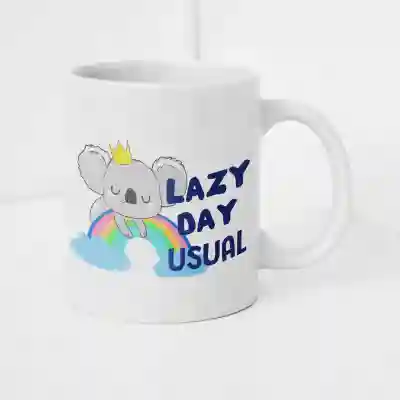 Personalizovaný hrnek s vtipným textem a koalou