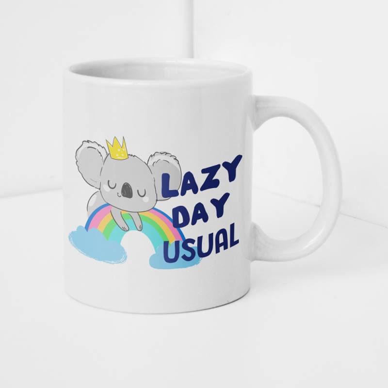 Personalizovaný hrnek s vtipným textem a koalou