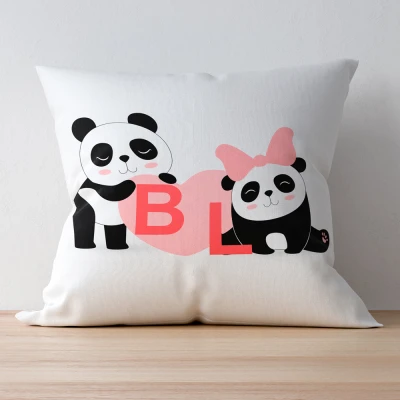 Personalizované polštáře s iniciálami