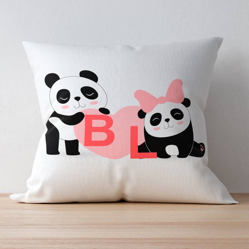 Personalizované polštáře s iniciálami Personalizované polštáře s iniciálami