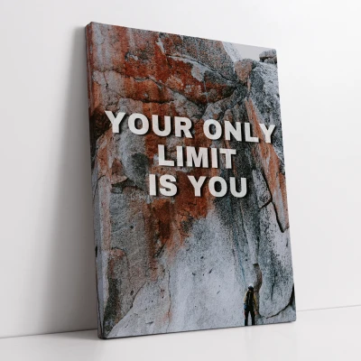 Personalizovaný canvas obraz - Your only limit is you