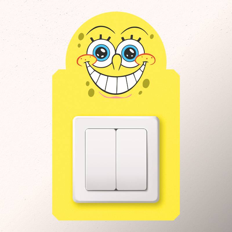Samolepka přepínač SpongeBob