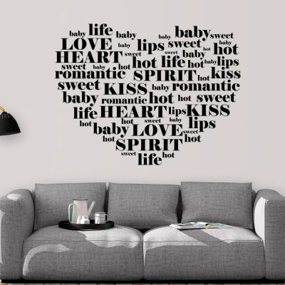 Samolepka na zeď Heart