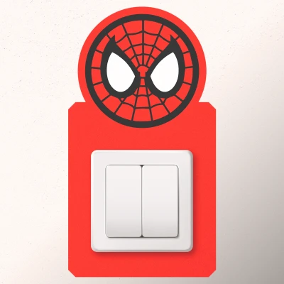 Samolepka přepínač Spiderman