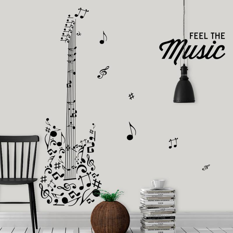 Samolepka muzical Feel The Music