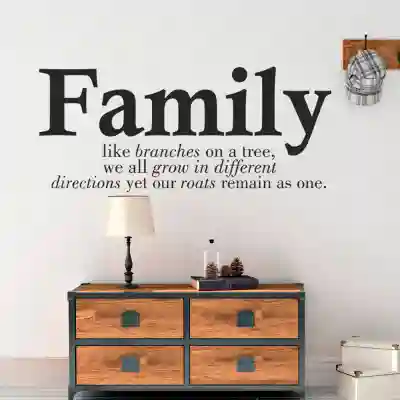 Samolepka na zeď Family