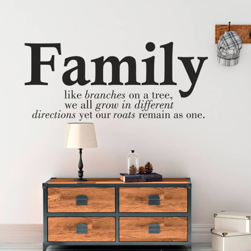 Samolepka na zeď Family