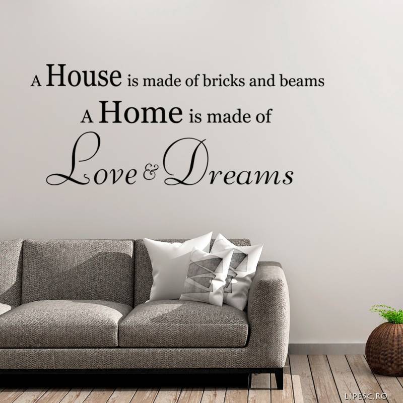 Samolepka Home